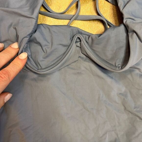 Becca Color Splash Off-The-Shoulder Swimsuit - Picture 7 of 11